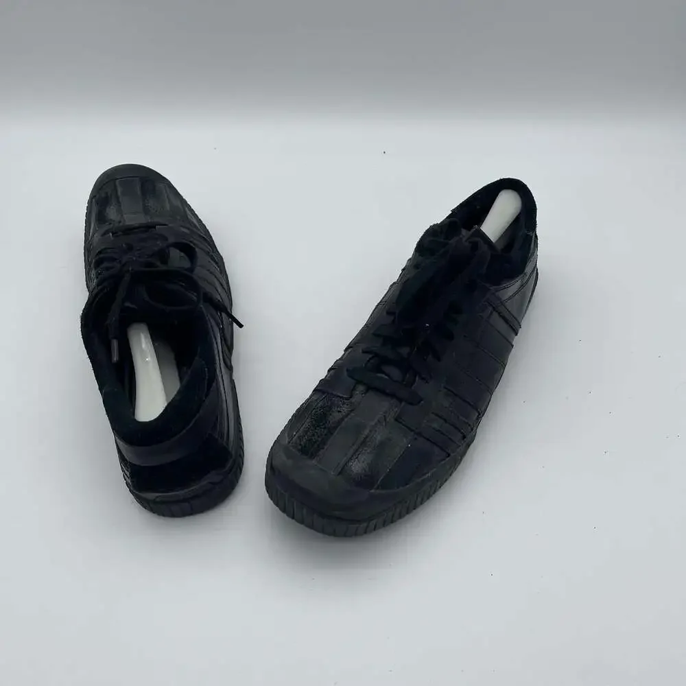 Steve Madden Falkyn Black Leather Low Top Sneakers Men's Size‎ 11